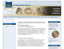 Tablet Screenshot of pos-werbeproduktion.de